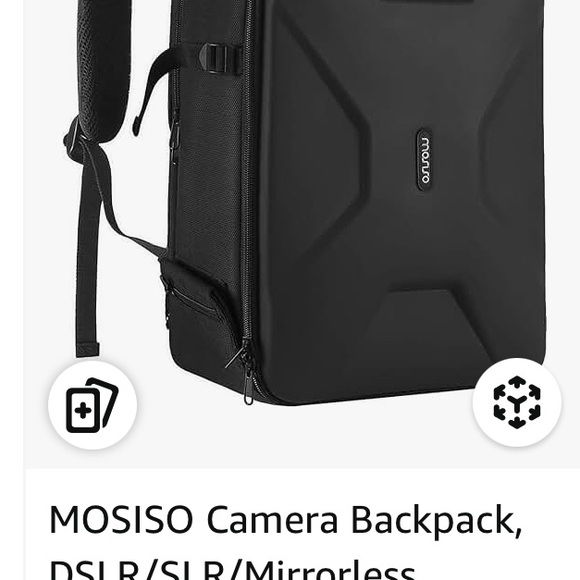 Black Camera Backpack - Picture 7 of 7